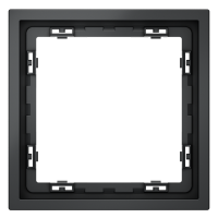 Рамка пластиковая VOLTUM S70 на 1 пост, (графит)