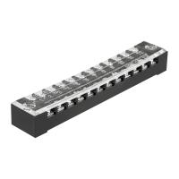 Блок зажимов клеммный БЗН ТВ-1512 1,5мм2 15A 12 пар REXANT