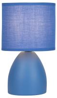 Настольная лампа Rivoli Nadine 7047-503 1 * Е14 40 Вт керамика синяя с абажуром
