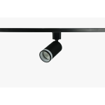 TR77-GU10 BK  Трековый светильник однофазный ЭРА TR77-GU10 BK под лампу GU10 черный