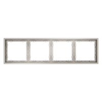 Рамка пластиковая VOLTUM S70 на 4 поста, (кашемир)