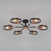 Потолочная люстра в стиле лофт 70121/6 черный