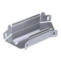 Угол горизонтальный 45 градусов Стандарт INOX (AISI 316) 100х50 Промрукав