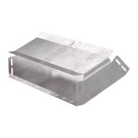 Угол вертикальный внутренний 45 градусов с крышкой Стандарт 500х100 Промрукав