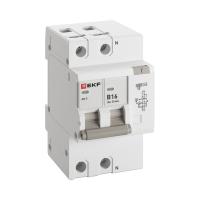 Дифференциальный автомат АД-2 16А/30мА (х-ка В, АС, электронный) 6кА EKF PROxima