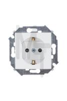 Розетка 2P+E Schuko  со шторками  16А  250В  винтовой зажим  белый