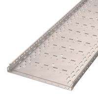 Лоток перфорированный Стандарт INOX (AISI 409) 500х50х3000 (1,0 мм) (6 м/уп) Промрукав