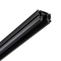 505427 Профиль-трек 2-контактный 2 метра TETA PRO в натяжной ПВХ потолок ЧЕРНЫЙ (Вставки в комплекте)