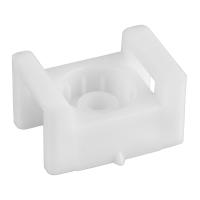 Площадка под стяжку для прямого монтажа 22x16мм, белая (100 шт/уп) REXANT