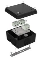 Коробка огнестойкая для о/п 40-0300-FR6.0-6 Е15-Е120 RAL9005 100х100х50 (14 шт/кор) Промрукав