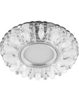 CD914 15LED*2835 SMD 4000K  MR16 50W G5.3  прозрачный-матовый  хром с драйвером в комплекте