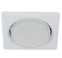 KL71 WH /1 (к) Светильник ЭРА под лампу Gx53 квадр.,220V, 13W,белый (40/960)