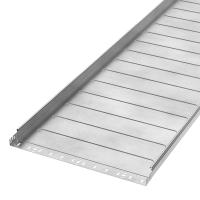 Лоток неперфорированный Профи INOX (AISI 304) 600х50x3000 (1,0 мм) (6 м/уп) Промрукав