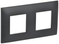 SKANDY Рамка 2-местная SK-F02T титан IEK