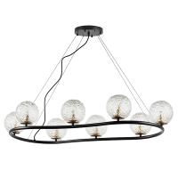 815287 Люстра BARI 8х10W(led) G9 ЧЕРНЫЙ МАТОВЫЙ/ЗОЛОТО