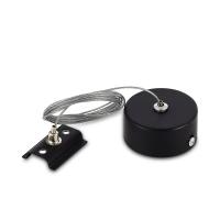 Комплект подвесной для шинопровода, черный, длина троса 3000 мм