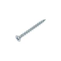 Саморез оконный KRANZ острый, 4.1х40, белый цинк, упаковка поставщика ( 6 000 шт. )