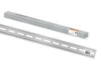 DIN-рейка алюминиевая усиленная 35х7,5х1,5х1000мм (перфорированная) TDM