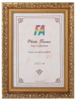 Фоторамка FA Садко 15х21 пластиковая семейная цвет золотой гобелен