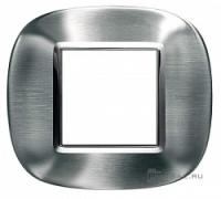 BT Axolute Фактурная сталь Рамка 2 мод эллипс