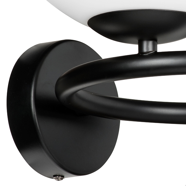 815627 Бра GLOBO 2х40W G9 ЧЕРНЫЙ/БЕЛЫЙ