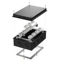 Коробка огнестойкая для о/п 40-0330-FR6.0-4-22-Р Е15-Е60 RAL9005 260х175х90 (7 шт/кор) Промрукав