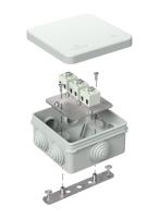 Коробка огнестойкая для о/п 40-0210-FR2.5-6 Е15-Е120 RAL7035 80х80х40 (44 шт/кор) Промрукав