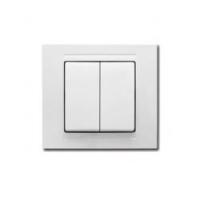 MD2911103 Выкл. 2-клав. бел.