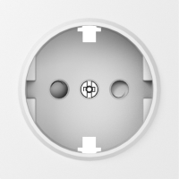 Накладка для розетки Schuko с заземлением, со шторками 16A 250 В~,серия A07