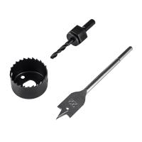 Набор для установки врезных замков, 22 мм/48 мм (перовое сверло/кольцевая пила) KRANZ