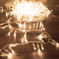 Гирлянда Кластер 10 м, 400 LED, прозрачный ПВХ, IP65, соединяемая, цвет свечения теплый белый NEON-NIGHT  (нужен шнур питания 303-500-1)