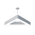 SPO-154-W-40K-042  Светильник LED ЭРА Geometria SPO-154-W-40K-042 Delta 42Вт 4000К 3500Лм IP40 800*800*80 белый подвесной