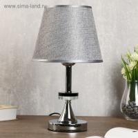 Лампа настольная Севилья 1х40Вт Е27 хром 21х21х38 см.   4301491