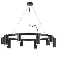 LR0203758750 Люстра RULLO 10х50W GU10 ЧЕРНЫЙ (571020+214437-5+214487-5+202430-10)