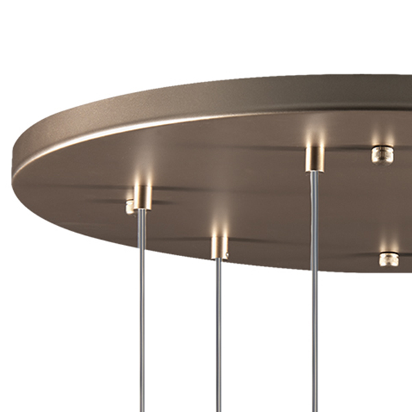 813063 Люстра GLOBO 6х40W E14 champagne gold/white