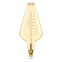 Лампа Gauss Filament Vase 8.5W 660lm 2000К Е27 golden flexible LED 1/2