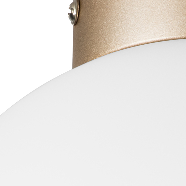 812023 Люстра GLOBO 1х40W E14 champagn gold/white