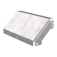 Угол вертикальный внешний 90 градусов с крышкой Стандарт 500х80 Промрукав