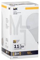 Лампа светодиодная A60 шар 11 Вт 950 Лм 230 В 3000 К E27 IEK