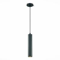 ST151.408.01 Встраиваемый подвесной светильник Черный GU10 1*50W  IP20 D54xH290 220V Без ламп Подвесные светильники