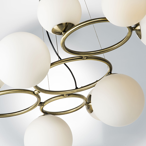 815091 Люстра GLOBO 9х40W G9 ЛАТУНЬ