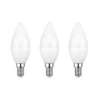 Лампа светодиодная Свеча CN 11,5Вт E14 1093Лм 2700K теплый свет (3 шт/уп) REXANT