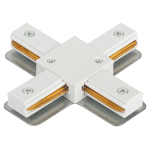 Коннектор ЭРА TR-1PA-СX-WH X-образный для однофазного шинопровода белый