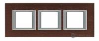 BT Axolute Венге Рамка 2+2+2 мод прямоугольная (надпись горизонтально)