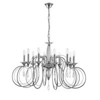 8032/10 CLASSI LN25 20 хром, металл/хрусталь Люстра подвесная Е14 10*40W 220V LAOKA