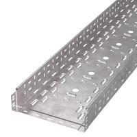 Лоток перфорированный Стандарт HDZ 300х80х3000 (0,8 мм) (6 м/уп) Промрукав