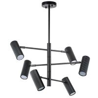 718267 Люстра ROMA 6х28W GU10 (led) MATT BLACK