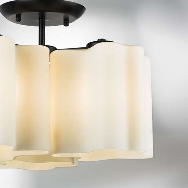 802037 Люстра NUBI 3х40W E27 ЧЕРНЫЙ МАТОВЫЙ/БЕЛЫЙ