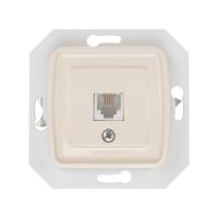 DEA Розетка Телефон RJ11 с/у мех. Беж KRANZ 