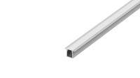 Встраиваемый алюминиевый анод. профиль, 12,4х9х2000мм. В комплекте матовый экран, 4 торцевые заглушки, 4 крепежа, алюминий